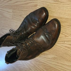 John varvatos dearborn wingtip leather boots